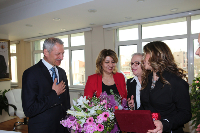 Başkan Dişli, Türk Kadınlar Birliği´ni Ağırladı