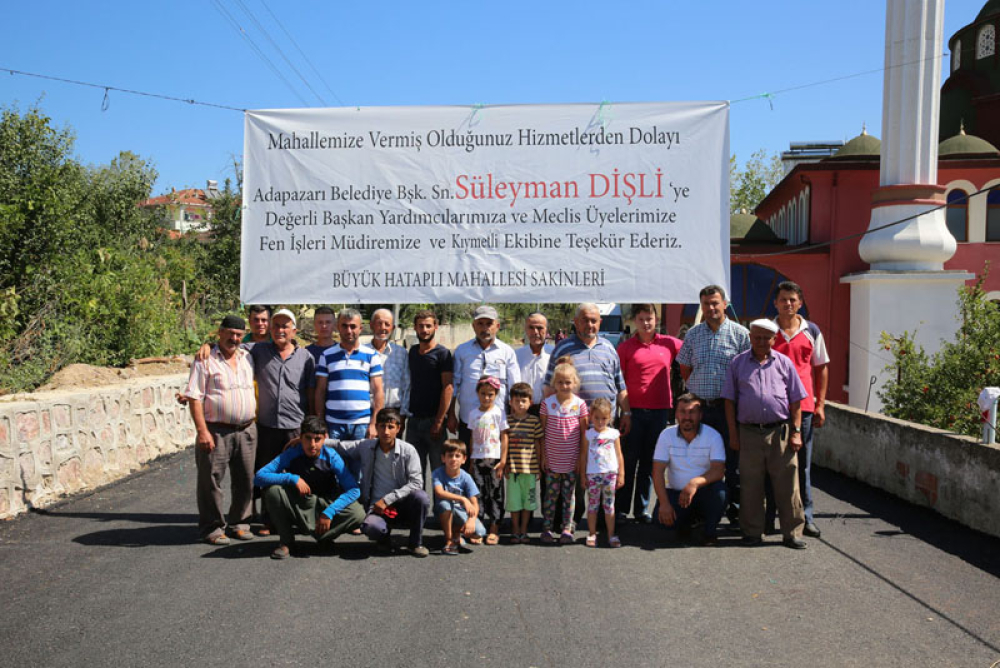 Büyükhataplı´dan Dişli´ye Afişli Teşekkür