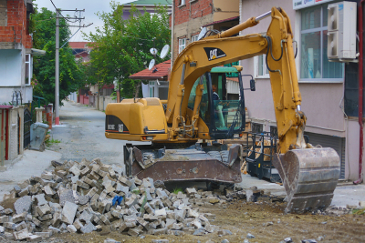 Hızırtepe´de Asfalt Çalışmaları Hız Kazandı