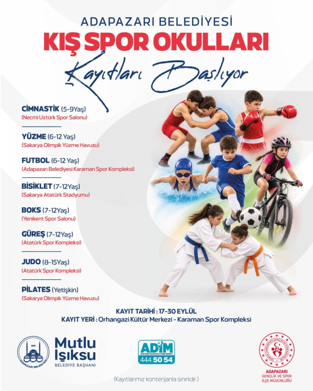 Kış Spor Okullarında Kayıtlar Başlıyor