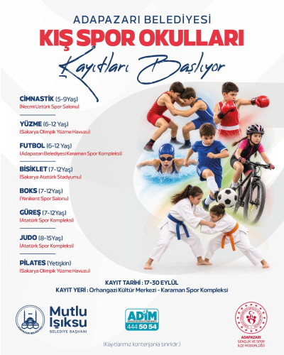 Kış Spor Okullarında Kayıtlar Başlıyor
