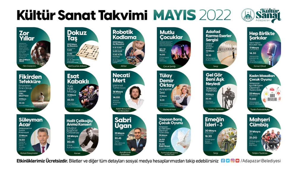 Mayıs Kültür Sanat Takvimi Açıklandı