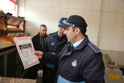 Zabıta Fırınları Denetledi